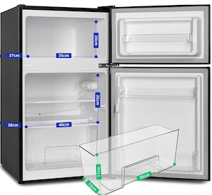  Kühl- Gefrierkombination Gefrierfach oben Kühlschrank