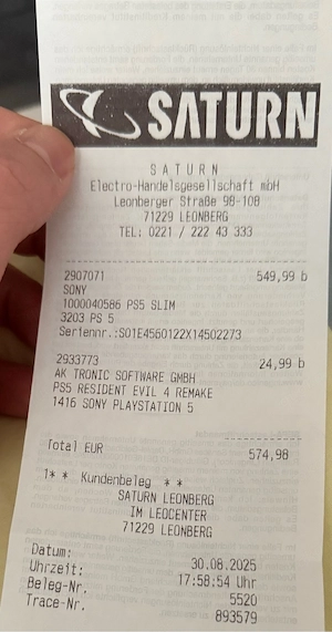 PlayStation 5 Slim + Spiele + Rechnungen   Top Zustand Bild 4