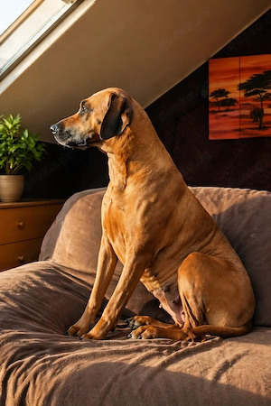 Rhodesian Ridgeback   Weimaraner (blau) Mischlings Welpen Bild 6
