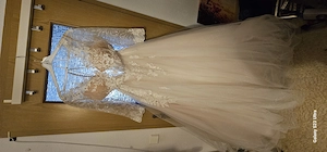 Hochzeitskleid beige