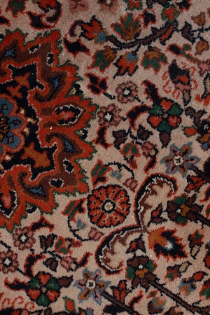 Edler Orient-Teppich handgeknüpft 123X122cm Bild 5