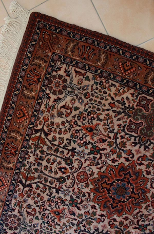 Edler Orient-Teppich handgeknüpft 123X122cm Bild 3
