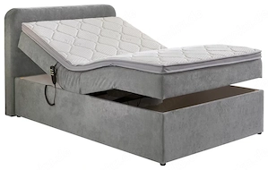 Boxspringbett 120 x 200 cm, elektrisch verstellbar 