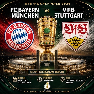 DFB-Pokalfinale 2026 FC Bayern München vs. VfB Stuttgart