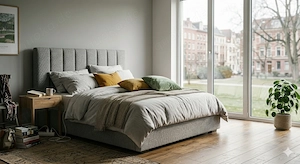 Boxspringbett 180x200 cm mit Topper und Bettkasten 