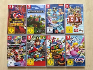 Nintendo Switch spiele verschiedene 