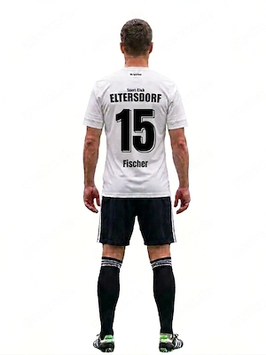 Trikot Matchworntrikot SC Eltersdorf Relegationspiel Regionalliga  Nr 15 Fischer