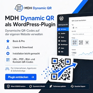 Sie nutzen WordPress? Dann haben wir die QR-Code Lösung für Sie.