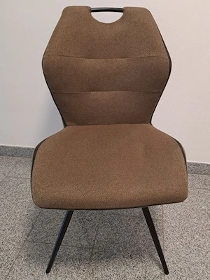 4 Stühle Metallgestell, Sitzschale gepolstert, drehbar Bild 2