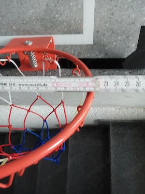 Verkaufe Basketball Korb mit Ball Bild 5