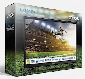  LCD-TV mit LED-Technik schwarz