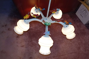 Schöne Retro Kinderzimmer-Lampe 60er Jahre Bild 2