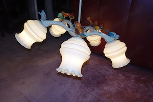 Schöne Retro Kinderzimmer-Lampe 60er Jahre Bild 3