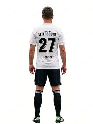 Trikot Matchworntrikot SC Eltersdorf Relegationspiel Regionalliga Nr 27 Renner