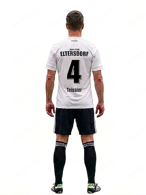 Trikot Matchworntrikot SC Eltersdorf Relegationspiel Regionalliga Nr .4 Teissier