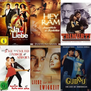 Shahrukh Khan DVDs Filme Bollywood 