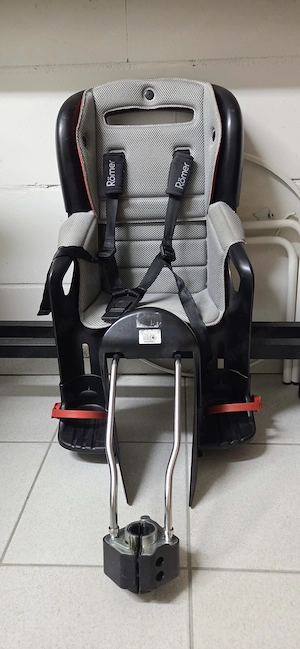 Britax Römer JOCKEY Comfort Kinderfahrradsitz, grau, sehr gut
