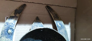 Alte Afrikanische Metall Maske der Senufo 
