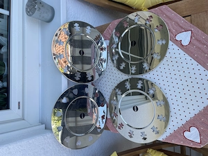 Alessi Platzteller Girotondo 31,5 Edelstahl Poliert  4 