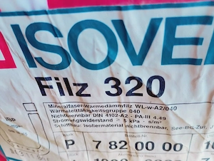 Dämmmaterial übriggeblieben.