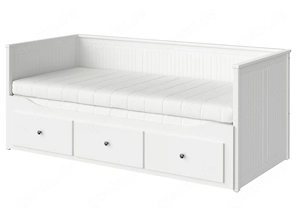 IKEA Hemnes Bett Couch, ausziehbar, inkl. 2 Matratzen und Decke, in sehr gutem Zustand zu verkaufen.