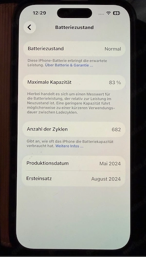 Iphone 15 rose 128GB gut    Bild 4