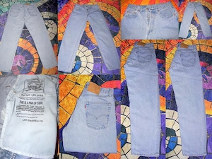Verkaufe original blue vintage Levi s 518 Jeans W31   L32 mit Knopfleiste