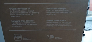 Neu,Originalverpackt,Samsung Crystal 4K UHD Smart Tv Bild 4