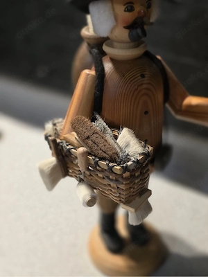 Räuchermännchen Erzgebirge Maler Künstler mit Original Siegel Bild 5