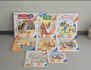 8 Tiptpoi Ravensburger Bücher + 1 Lern Spiel   Abenteuerbücher