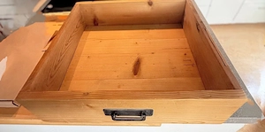 Antikes Küchenbüffet aus Massivholz   restauriert Bild 6