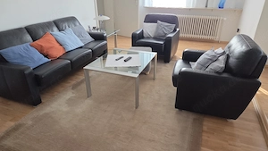 Couchgarnitur echtes Leder