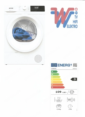 Wärmepumpentrockner GORENJE DHNE 72 ( NEUGERÄT )