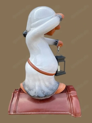 Dachfigur Dachschmuck Dachausgucker stehend mit Solarlampe verschiedene Farbvarianten Bild 5