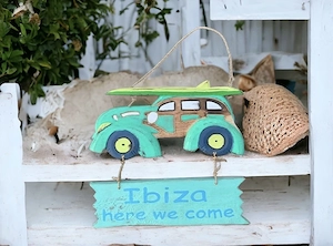 Dekoschild  Ibiza    Strandgut & Beachdeko im echten Beachliving Stil, Stranddeko Bild 2
