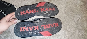 Karl Kani Sneaker Schwarz Rot   Gr. 40   Getragener Zustand Bild 5