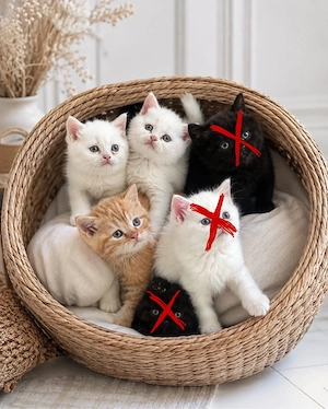 Britisch kurtzhaar Kitten