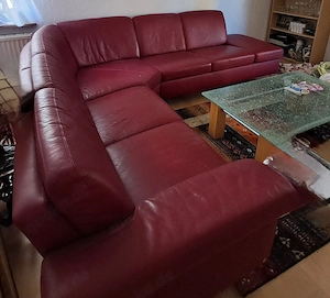 wunderschönes Ledersofa Bild 3