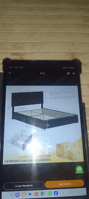 Neues Bett