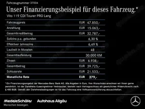 Mercedes-Benz Vito Vito 119 CDI Tourer PRO Lang KAMERA LED 9-SITZER Bild 2