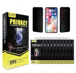 Privacy Displayschutz Sichtschutz iPhone und Samsung 2er Pack