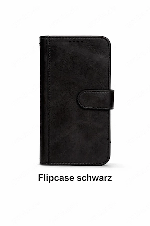 Flip Case Klapphülle Braun Schwarz iPhone Samsung