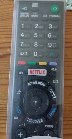 Ersatzfernbedienung f.sony