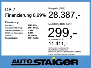 DS Automobiles DS 7 Finanzierung 0,99% AHK+Pano+SHZ++Kam.+KlimaA Bild 5