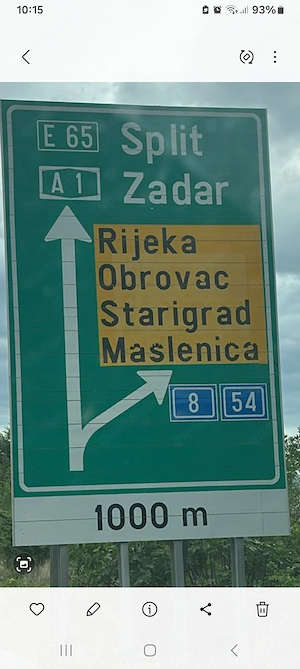 Baugrundstück Kroatien Zadar Maslenica