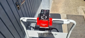 Anzeigeelektrische transportwagen