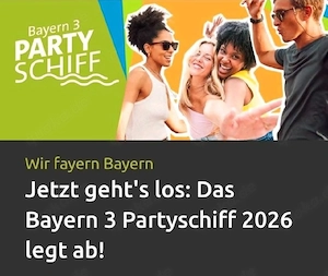 Tickets  Bayern 3 Party Schiff 