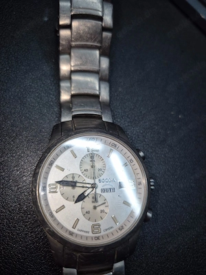 Boccia Titanium Chronograph Herrenarmbanduhr Titan Saphirglas