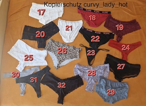 Sinnliche, frisch getragene Slips & Strings, Tangas von einer curvy 44er Lady Bild 2