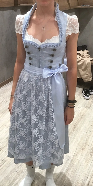 Dirndl Gr. 32 von MarJo in schönem blau